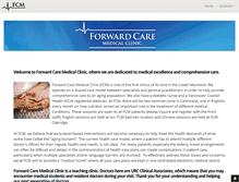 Tablet Screenshot of forwardcaremedical.com